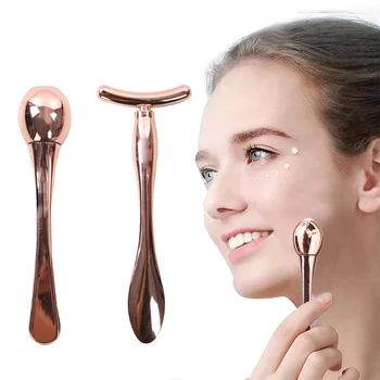 

Mini Eye Massage Stick Anti Eye Pouch Dark Circles Massager for Eyes T-Shape Face Lifting Thin Face Magic Stick Beauty Tools
