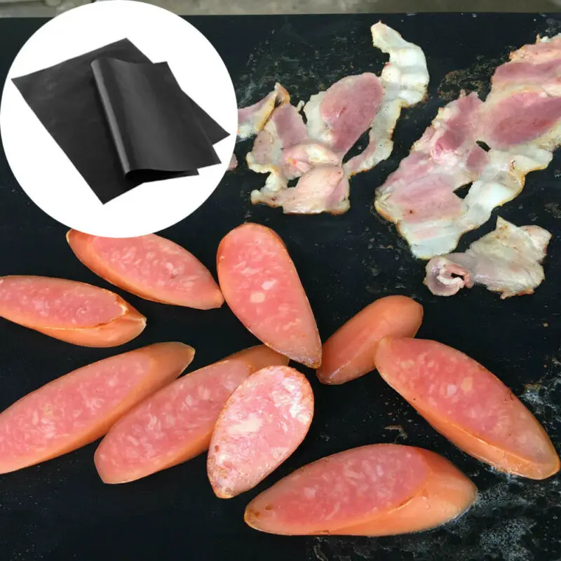 

Reusable Grill Bbq Mat Non Stick Matt Cooking Mats Set Oven Liner Miracle Barbecue Baking Sheet Cooking Meat
