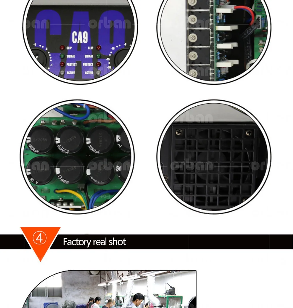 Высокомощный Профессиональный усилитель мощности CA9 чистый задний 600 Вт аудио усилитель наружный сценический усилитель