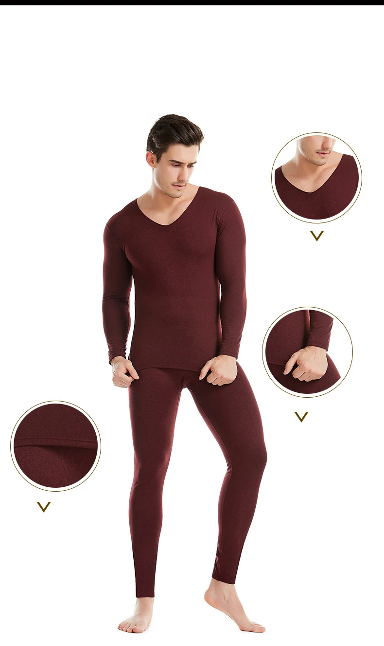 mens long johns set Fanceey Anti microbial Winter Thermo Underwear Thermal Men Long Johns Thermal Clothing Rashgard Compression Underwear Seamless long johns clothes