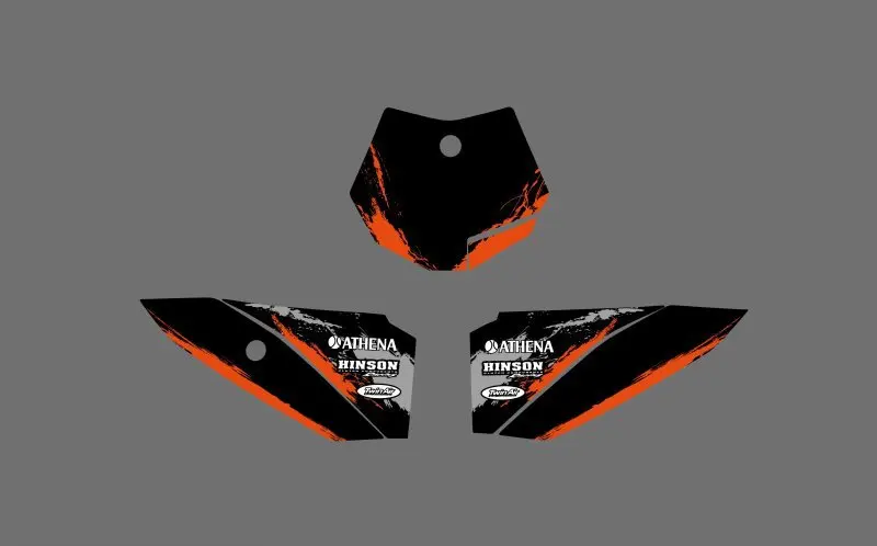 Для KTM50 SX50 50CC 50 50SX 2009 2010 2011 2012 2013 0545 стиль команда наклейки Графика Наборы