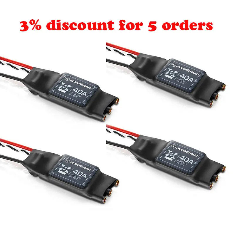 4 шт./лот XRotor 2 6S Lipo 40A бесщеточный ESC No BEC Высокая частота обновления для