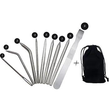 

9Pcs Paracord Lacing Stitching Weaving Needle Umbrella Rope DIY wooden platform accessories Bracelet Knit Tools