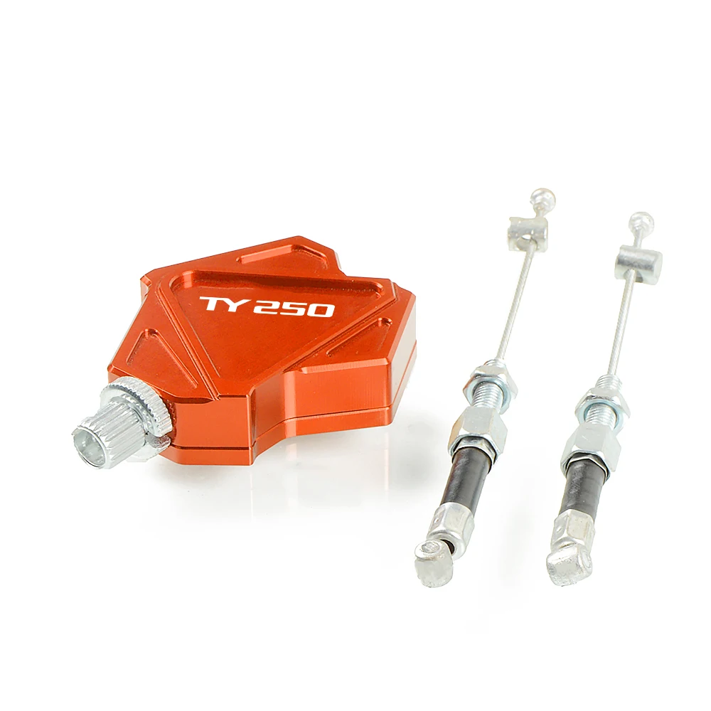 Orange Для Yamaha TY250 TY 250 1997-2010 2009 2008 аксессуары для мотоциклов алюминиевый трюк рычаг сцепления легко тянет кабель система мотокросса - Цвет: Orange