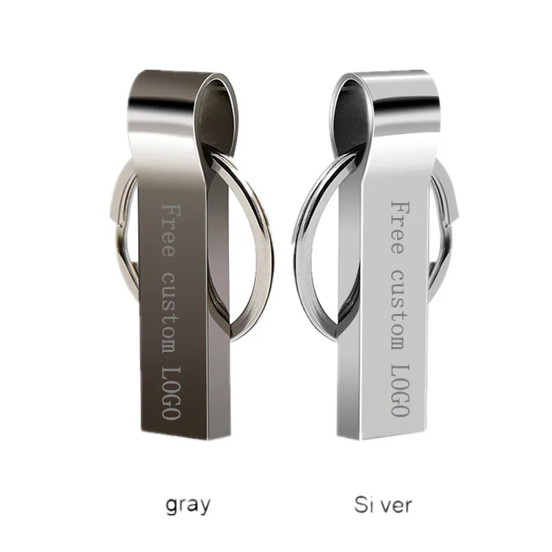 KRY usb flash drive 2.0 64GB 32GB 16GB 8GB 4GB pen USB2.0 drive waterproof portable key metal memory stick storage thumb U disk