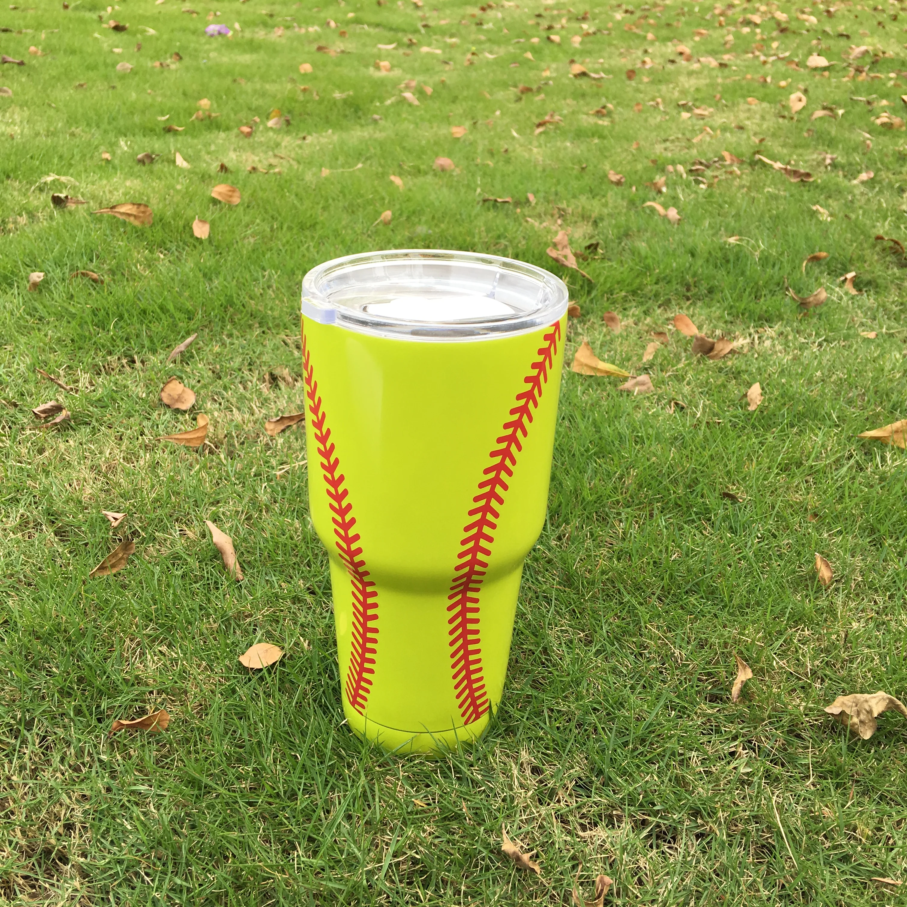 Wholesale 30oz Baseball Tumbler Stainless Steel Double Wall Vacuum Cup Cute Gift For Water Holder Warmer Cup DOM109461