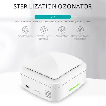 

Portabale Ozonator Ozone Generator Box Car Air Purifier Rechargeable Sterilizer Home Disinfectant Antibacterial Deodorizer