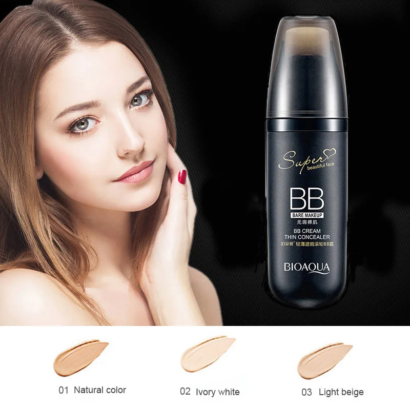 

3 IN 1 Concealer Cream Foundation Makeup Base Primer Face Care Air Cushion Whitening Perfect Cream ROLLER ORIGINAL TSLM1