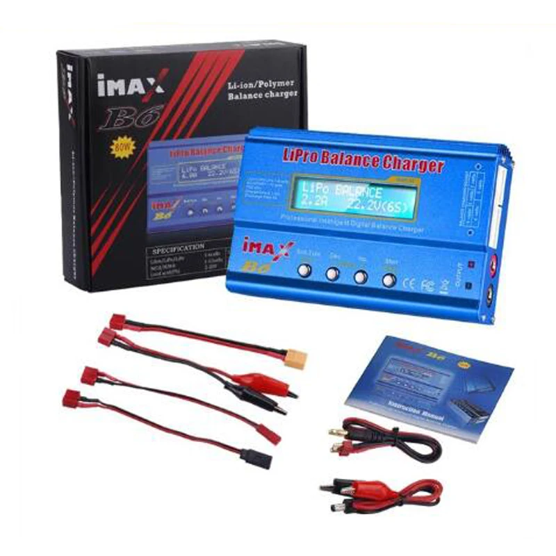 IMAX B6 80 Вт Зарядное устройство Lipo NiMh Li-Ion Ni-Cd цифровой RC B6 Lipro баланс зарядное устройство Dis зарядное устройство+ 12 В 5A адаптер - Цвет: 80W no adapter