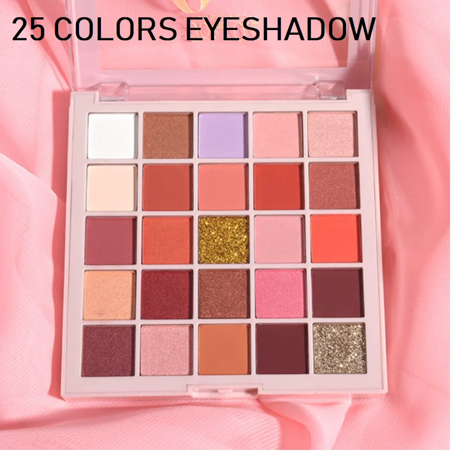 New Cosmetics Matte Shimmer Eye Shadow Palette Glitter Long Lasting Pigment Waterproof Palette Eyeshadow