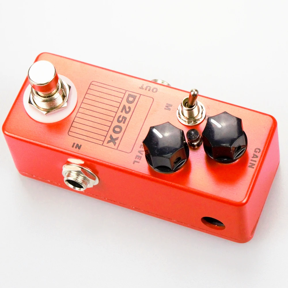 MOSKY D250X Analog Preamp Overdrive Mini Guitar Effect Pedal True Bypass Full Metal Shell Guitar Parts& Accessories