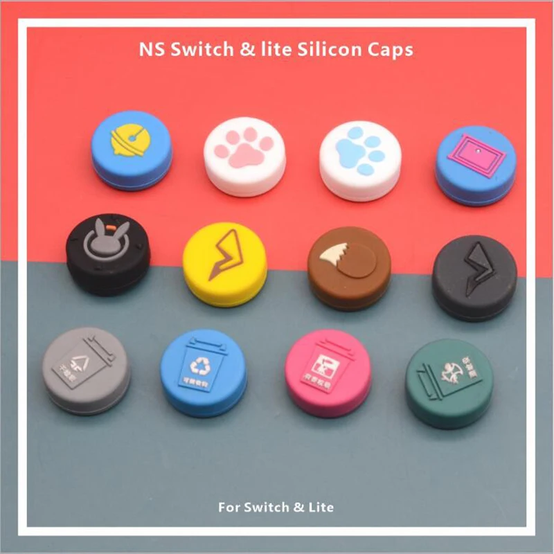 Силиконовый чехол для телефона Joy Con с рукояткой аналоговые крышки Nintendo Switch Lite