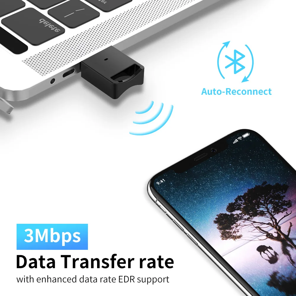 Беспроводной usb-адаптер Bluetooth для компьютера ПК ноутбука 4,0 Bluetooth музыкальный звуковой приемник Adaptador Bluetooth передатчик
