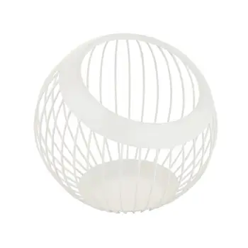 

Kitchen Fruit Basin Creative Spherical Fruit Basin Strainer Noodle Vegetable Fruit Drain Basket Iron Metal Modern Fruit Basket