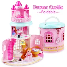 DIY Кукольный дом Сумочка Мебель Миниатюрные аксессуары милый кукольный домик Рождественский подарок Роскошная игрушка дом игрушки для детей