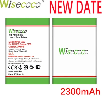 

Wisecoco E160 2300mAh New Powerful Battery For PHILIPS Xenium CT E160 Phone High quality Battery Replace + Tracking Number