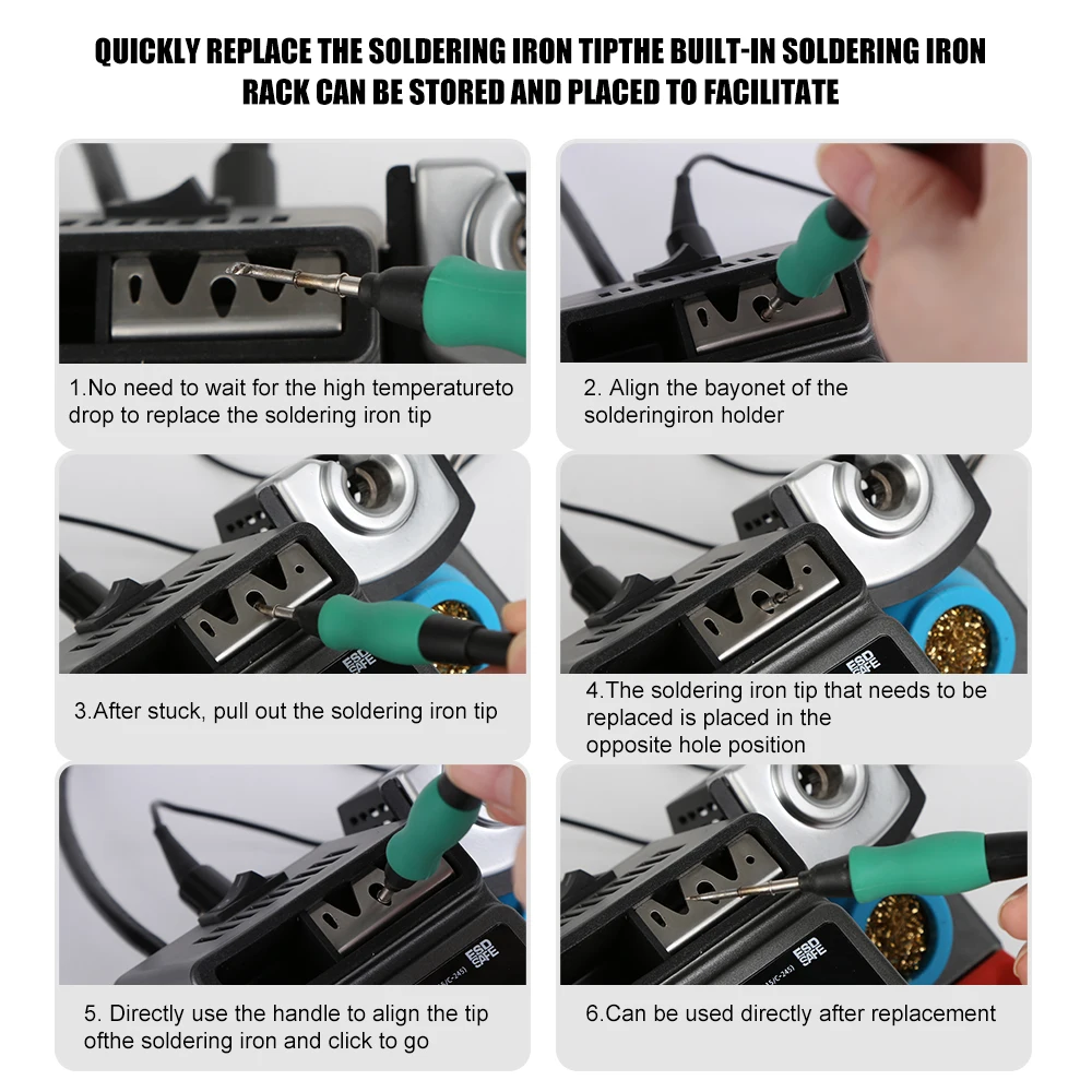 gas welding machine SUGON A9 Soldering Station Compatible C115/C210/C245 Handle Lead-Free Smart Welding Station For Phone BGA PCB Repair arc welders