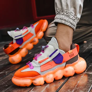 

Fashion Men Sneakers 2020 New Autumn Men Shoes Comfortable Street Men Casual Shoes Rubber Hard-Wearing Men Shoes Trend Sneakers