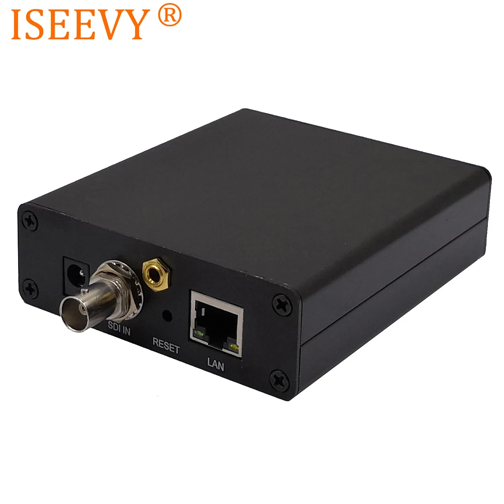 ISEEVY H.265 H.264 Мини SDI видео энкодер для IPTV прямой поток Поддержка RTMP RTMPS RTSP UDP HTTP и Facebook Youtube Wowza