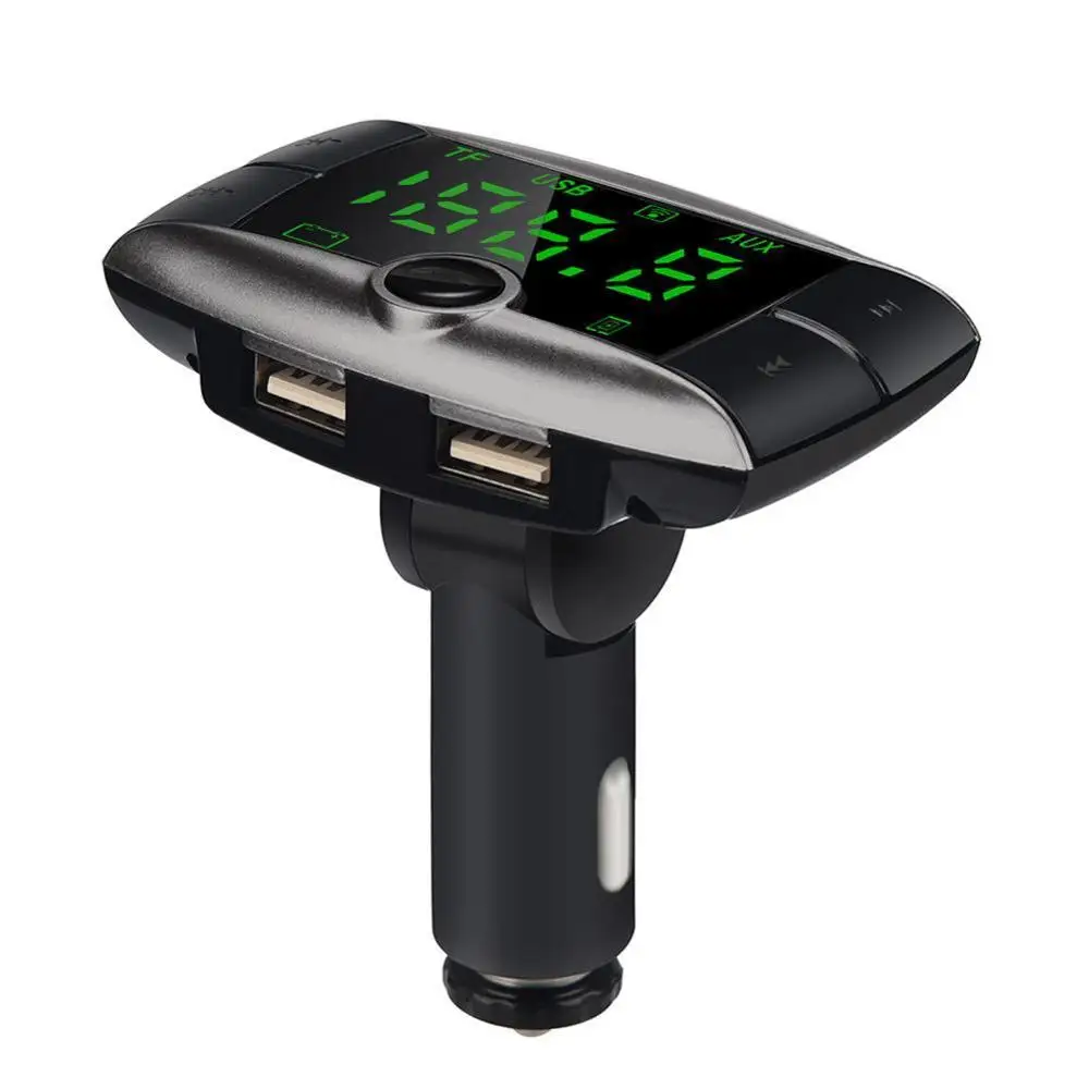 Автомобильный комплект беспроводной гарнитуры Bluetooth FM передатчик ЖК MP3 плеер USB
