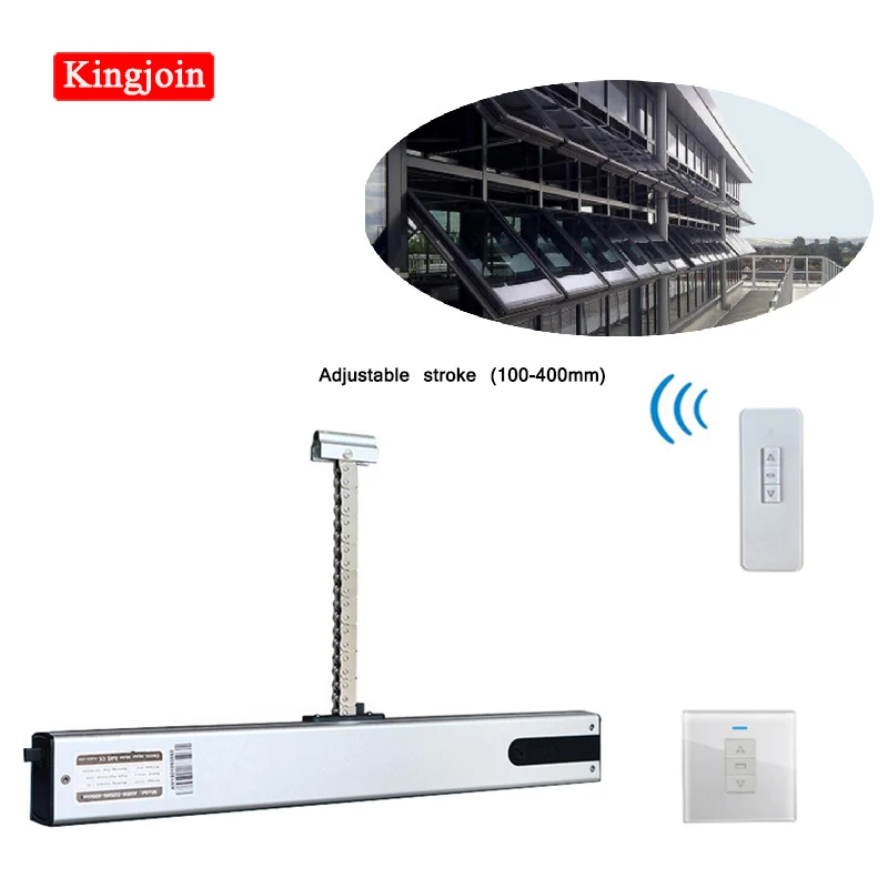 High Quality Intelligent 24V DC Automatic Electric Motorized Stainless Steel Chain Window Opener photo