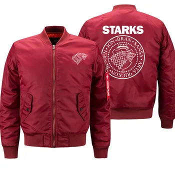 

Winter 2019 Jacket Game Of Thrones Motorcycle Bomber Streetwear Hip Hop Military Hot Sale Funny Jackets Leisure Warm Clothing