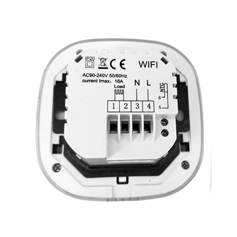 Wifi Pressscreen Термостат Программируемый Регулятор температуры Электрический/Watring подогрев пола термостат совместим с Googl