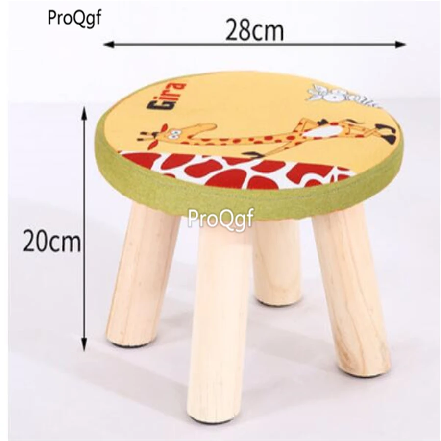 ProQgf 1Pcs A Set Home lovely round shape game mini style Children Stool many choice - Color: Brown