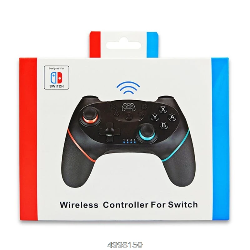 Беспроводной Pro контроллер геймпад Joypad пульт дистанционного управления для rend Switch Console черный