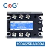 CG 3 Phase 10A 25A 40A DA 60A 80A 100A 150 200A Three Phase SSR 3-32V DC Control 24-480V AC Solid State Relay SSR AC Three DC-AC ► Photo 1/6