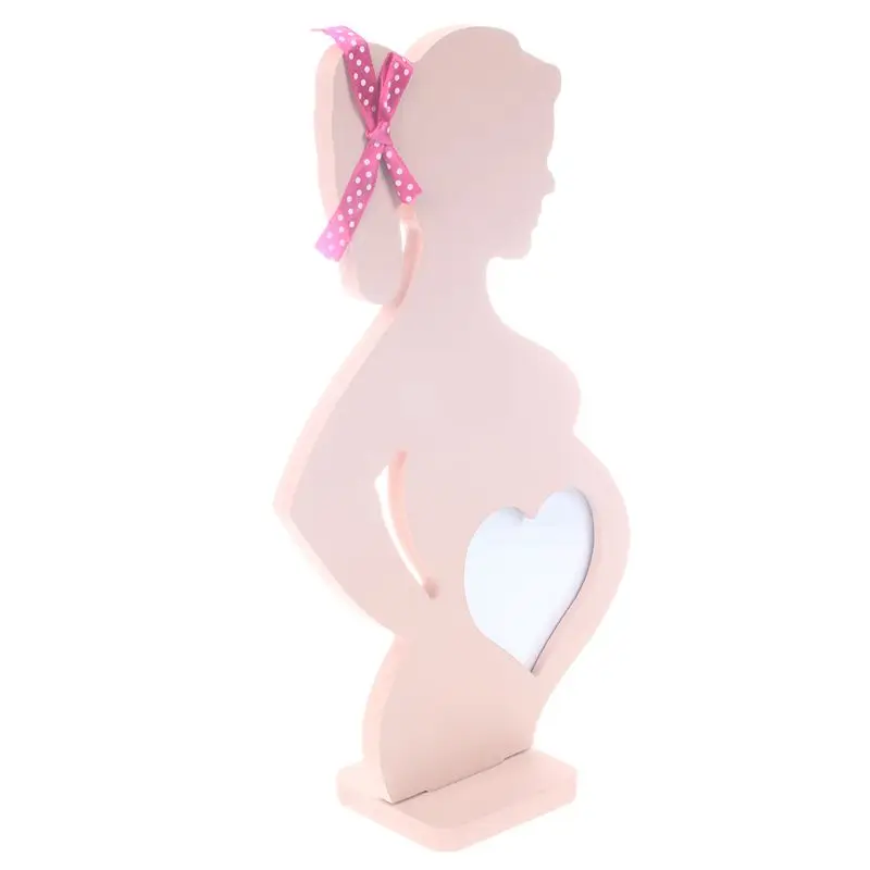 Деревянная фоторамка для беременных женщин Свадебные украшения подарки