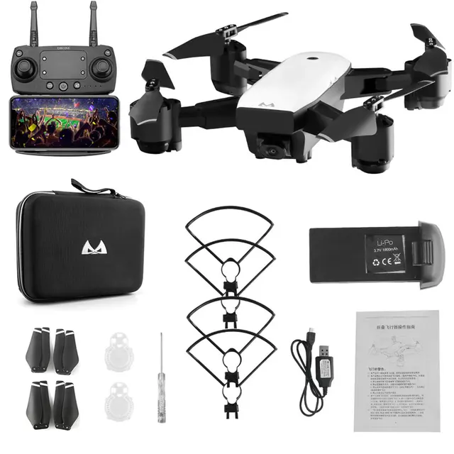 $US $62.93 SMRC S20W 18min 150M 2.4G Gyro Mini Wifi Drone With 120 Degree Wide Angle 1080MP Camera Altitude Ho