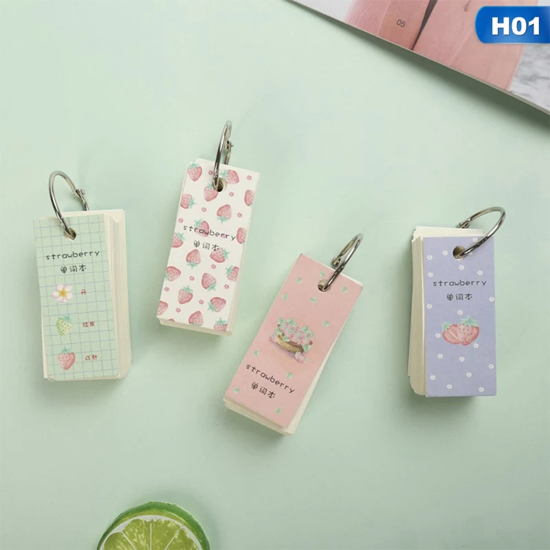 Кофе 1Pc Lovely Mini Notebook School Supply Vocabulary Writing Reciting Book Notebook Hot Sent At Random - Цвет: Кофе