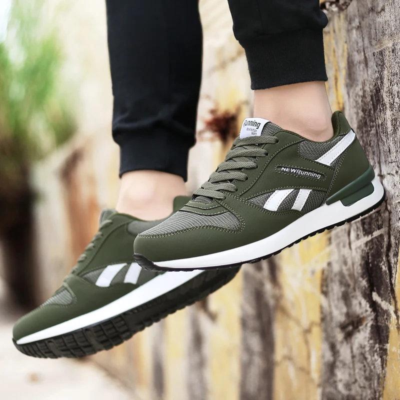 Мужские кожаные кроссовки Valstone повседневная обувь для тренировок дышащая