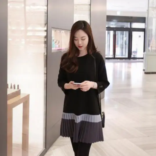 Винтажная Большой размер женское платье 2019 Новинка весна осень vestidos Новое тонкое