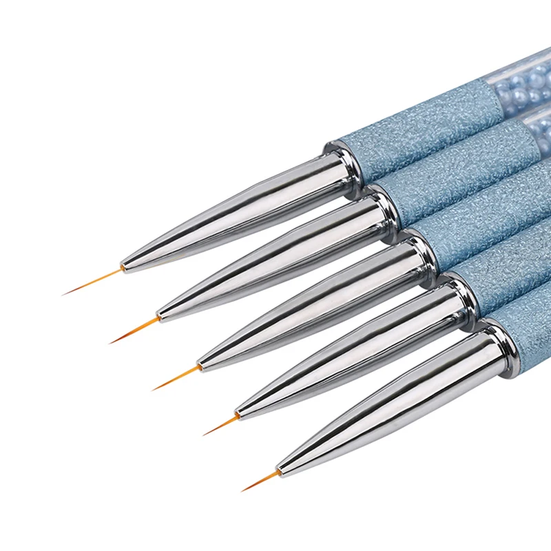 1pc Nail Art Painting Pen 3D Tips DIY Draw Fine Lines or Special Patterns on Nails Flower Line Grid Nail Art Tool 4 Sizes