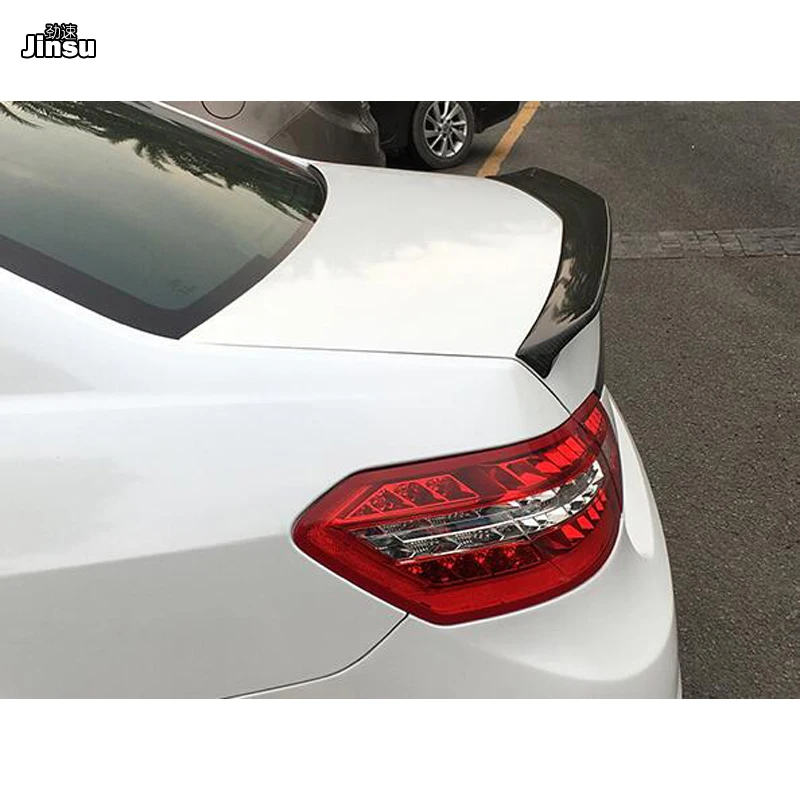 Varis Стиль углеродного волокна задний багажник спойлер для Benz E класс седан E200 E250 E300 E350 2009- W212 V Стайлинг заднего крыла