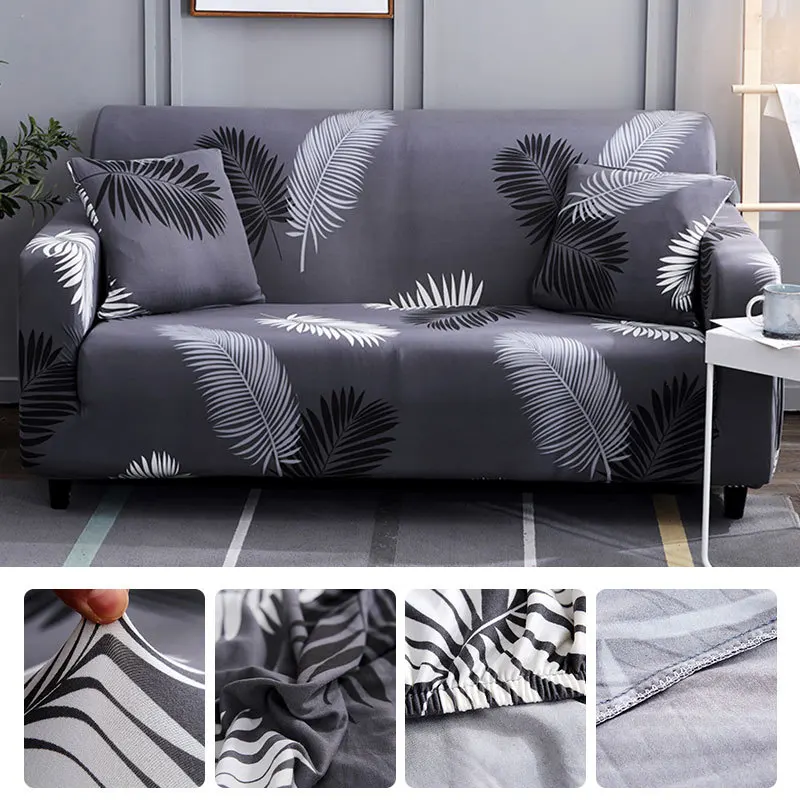 Covers Sofas Printing Two and Three Seats Sofa Covers Modern Elastic for Living Room Sofa SA47021