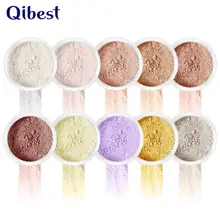 Новая брендовая пудра для макияжа 10 цветов Свободная Порошковая Косметика Водонепроницаемая свободная Пудра рассыпчатая пудра для кожи профессиональная TSLM2