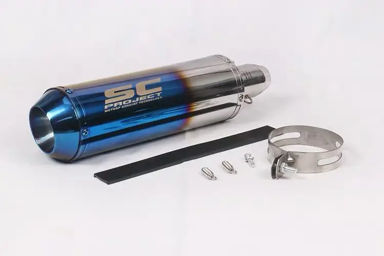 Мотоцикл выхлопной Akrapovic Echappement Moto Universel SC выхлопная труба дБ убийца питбайк для R6 K6 Z650 CBR1000 GSXR650 MSX125