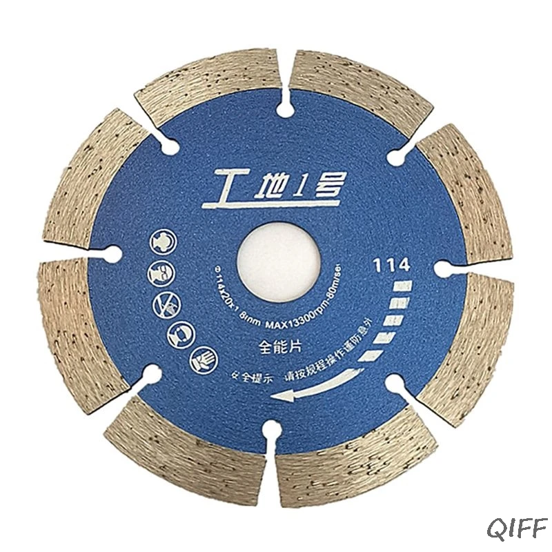 DIY Diamond Saw Blade Ceramic Concrete Slotted Cutting Blade Granite Marble Tile