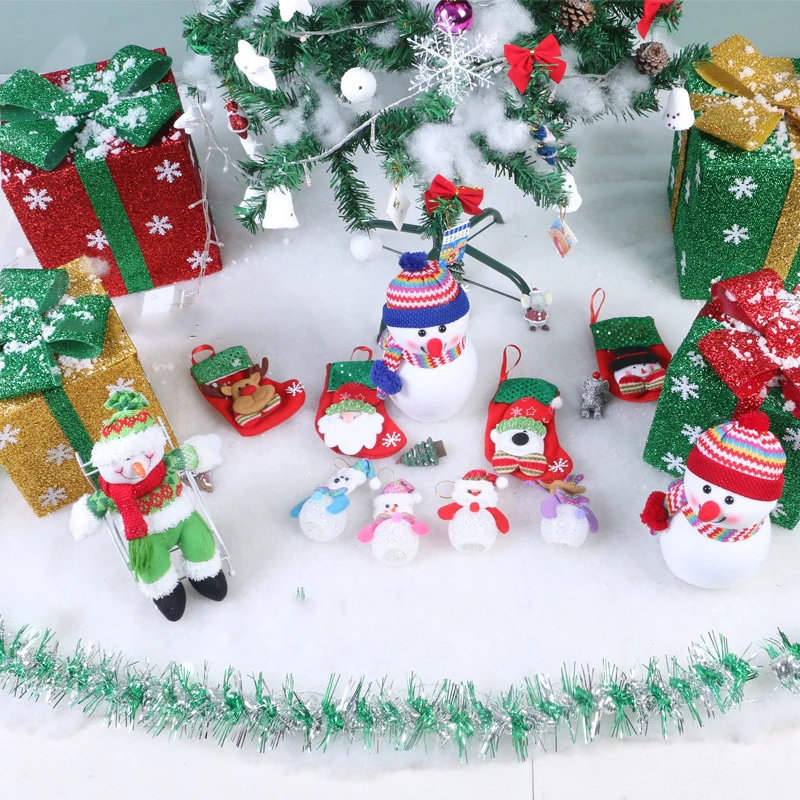 Поддельные снег Рождество хлопок Рождественский Декор реквизит 200 г вечерние