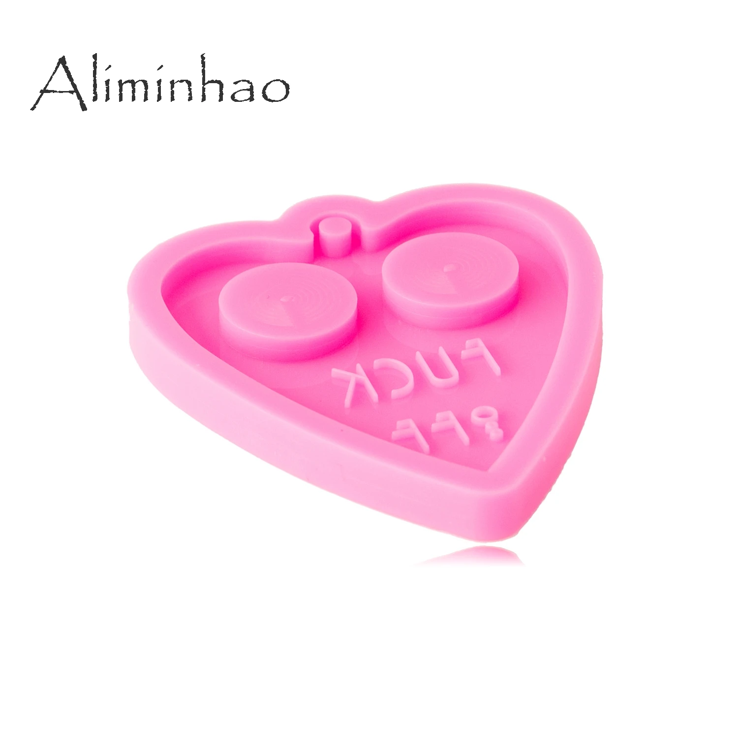 DY0951 Helle Herz selbstverteidigung Keychain Form, Liebe Silikon Formen für Epoxy Harz Casting, formen für Schmuck Handwerk – Detail 4