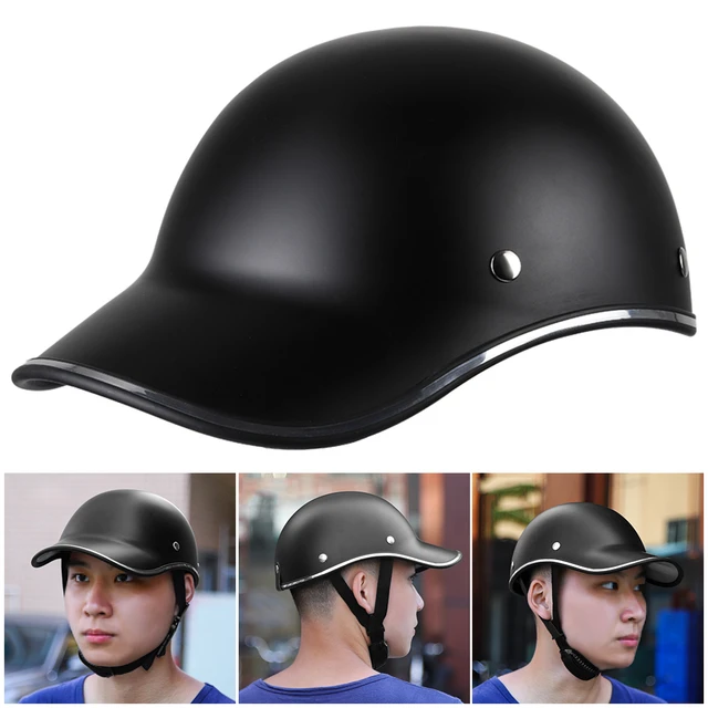 Baseball Cap Motorcycle Helmets Bike Scooter Half Open Face