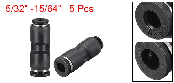 (4mm - 6mm)-5pcs Uxcell 2/5/10/20 штук пуш-ап для того чтобы соединить штуцеры соединение для труб диаметром 8 мм прямой OD нажимная подходящий фитинг гибкий и легкий Вес - Цвет: (4mm - 6mm)-5pcs