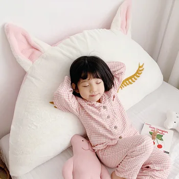 

Children's Bedroom Backrest Cushion For Sofa Bolster For Bed Rest Pillow Back Children's Room Decoration Bedding Girl Style
