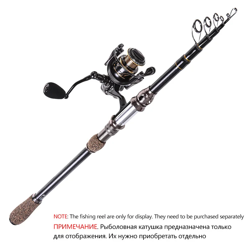 Travel Telescopic Fishing Rod Superhard High Quality 1.8-2.7m Carbon Fiber Sea Fishing Rod Portable Ultralight Lure Fishing Rod