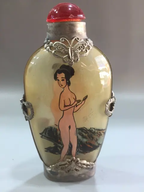 Exquisite Ancient Chinese Painting Glass Snuff Bottle， Deliver One At  Random - Bottles,jars & Boxes - AliExpress