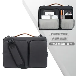Saco do portátil maleta de negócios ombro único bolsa mensageiro apple para xiaomi para huawei saco do portátil