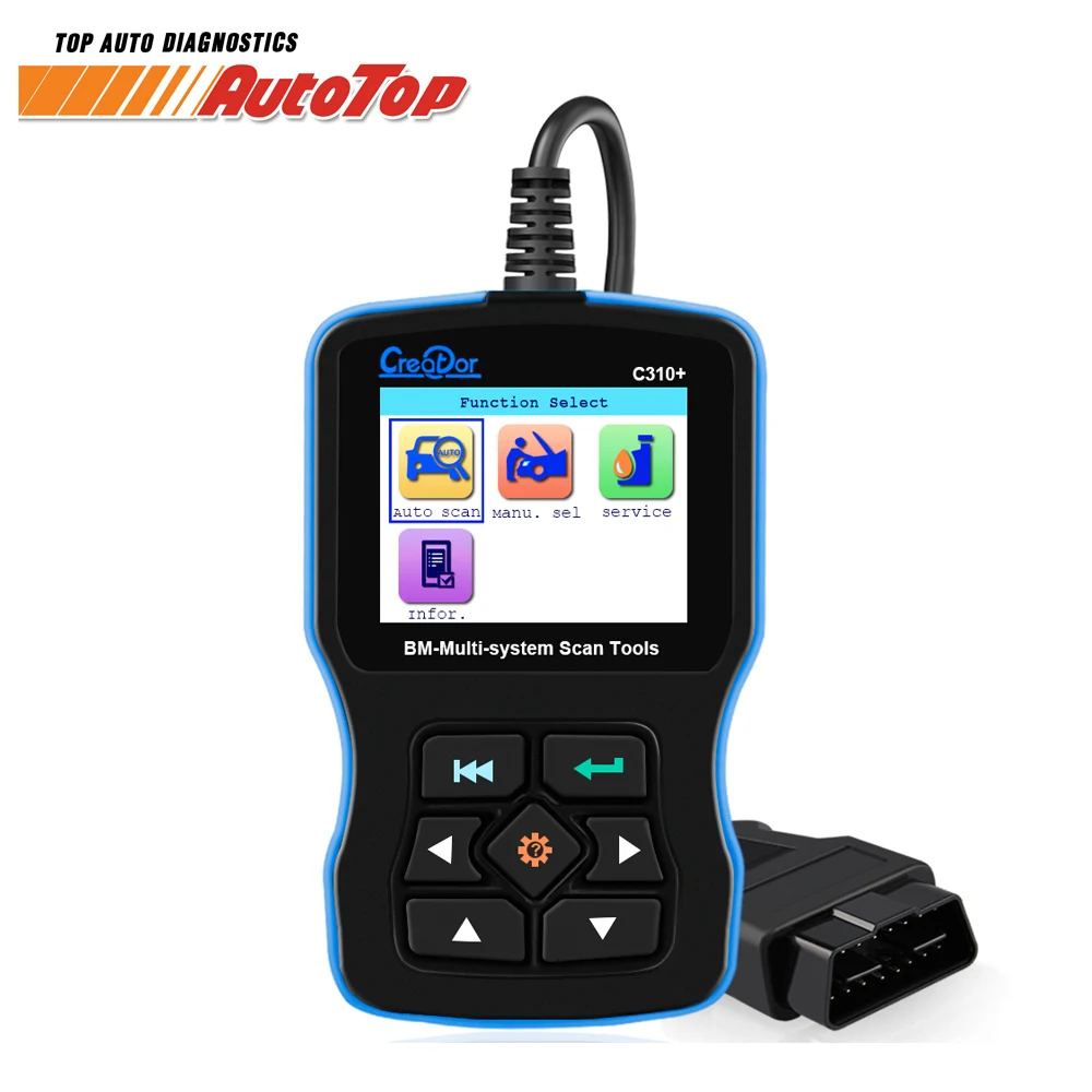 OBD2 Scanner für BMW Airbag/ ABS/ SRS e46 e90 e60 e39 Alle System Diagnose Werkzeug Creator C310 + pro Öl Service Reset-Code Reader OBD2 Scanner für BMW Airbag/ ABS/ SRS e46 e90 e60 e39 Alle System Diagnose Werkzeug Creator C310 + pro Öl Service Reset-Code Reader